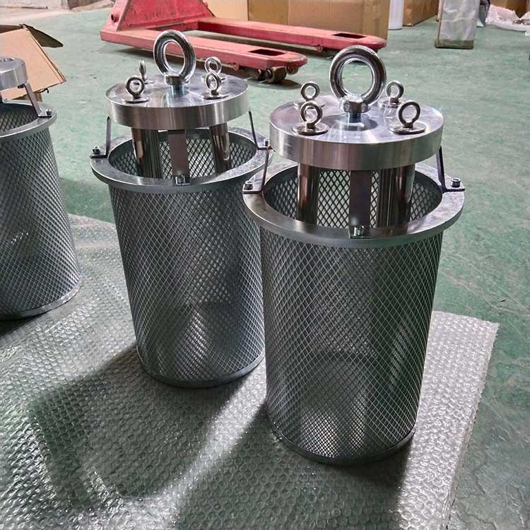 華豫生產供應磁性過濾器用帶磁棒濾芯不銹鋼網